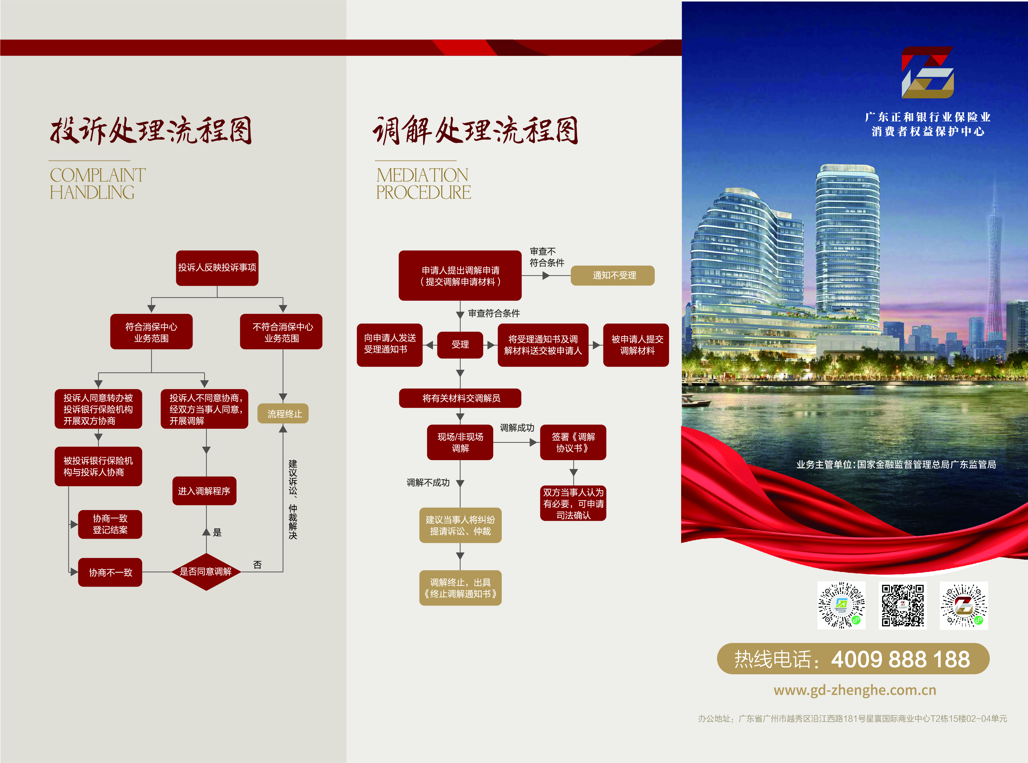 正和消保中心宣传折页-正面