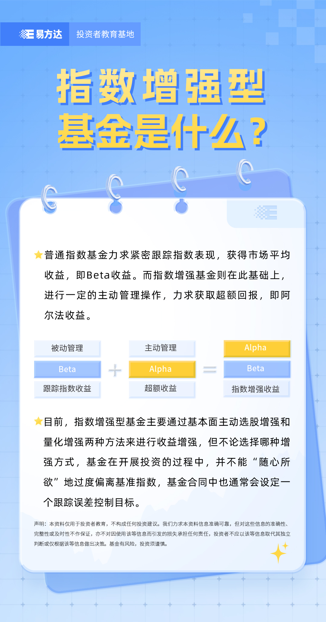 15.指数增强型基金是什么？