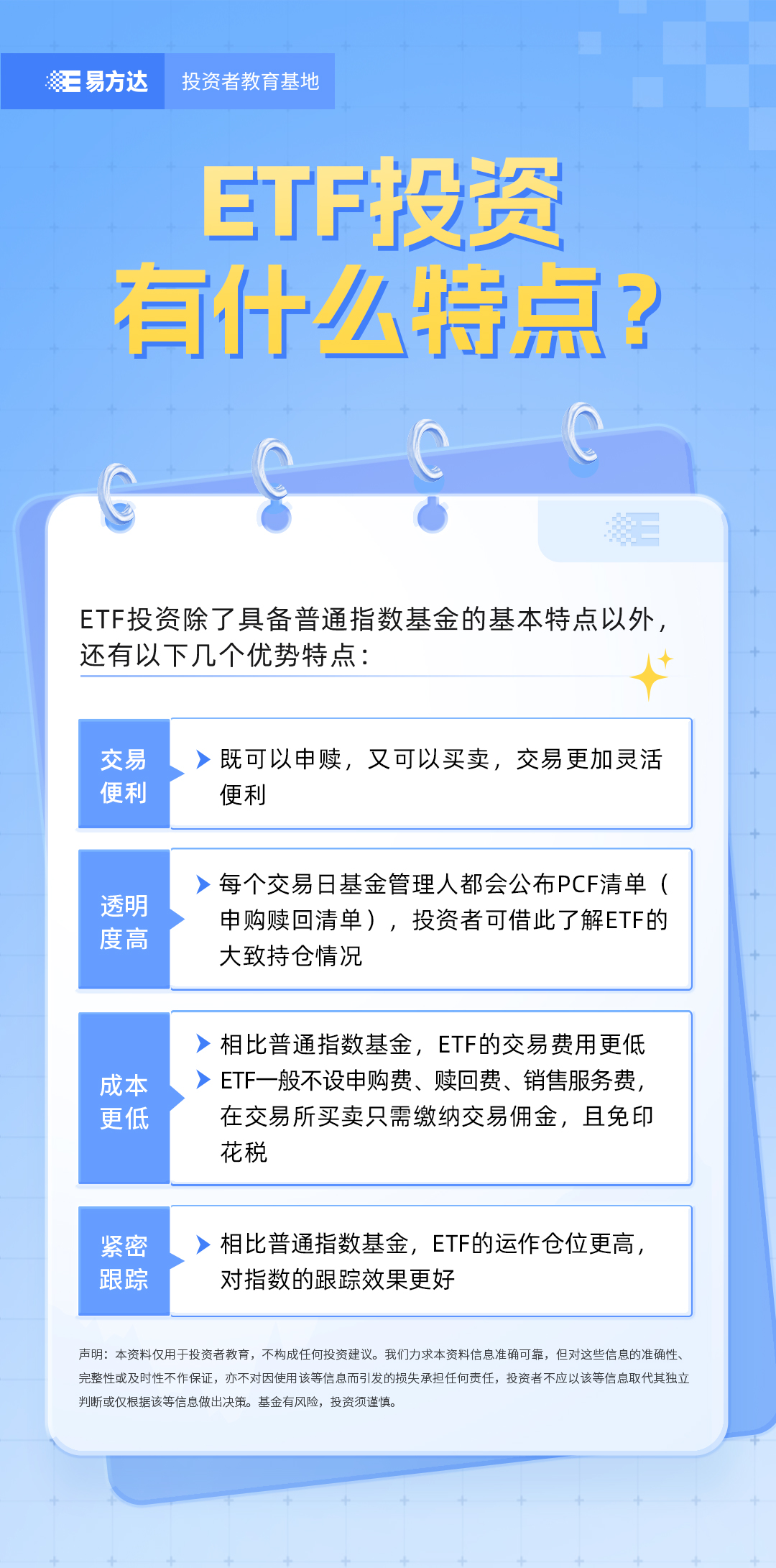 21.ETF投资有什么特点？