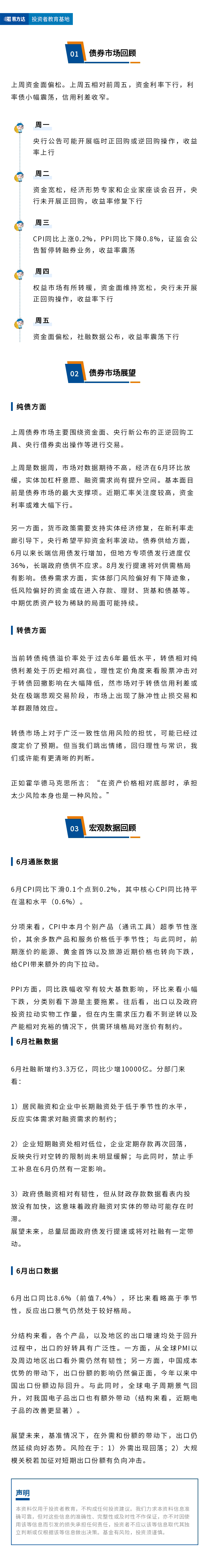 6月通胀社融出口数据出炉，央行创设临时正逆回购操作（24年7月第3期）