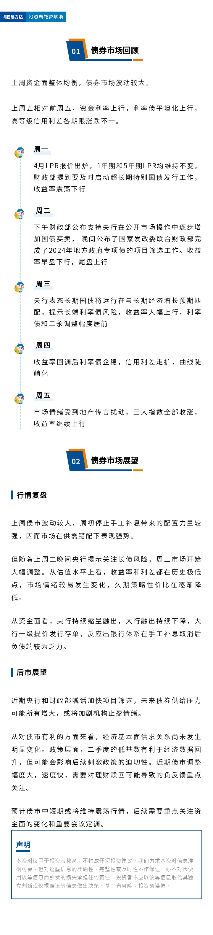 债市近期波动加剧，后续市场怎么看？（24年4月第五期）