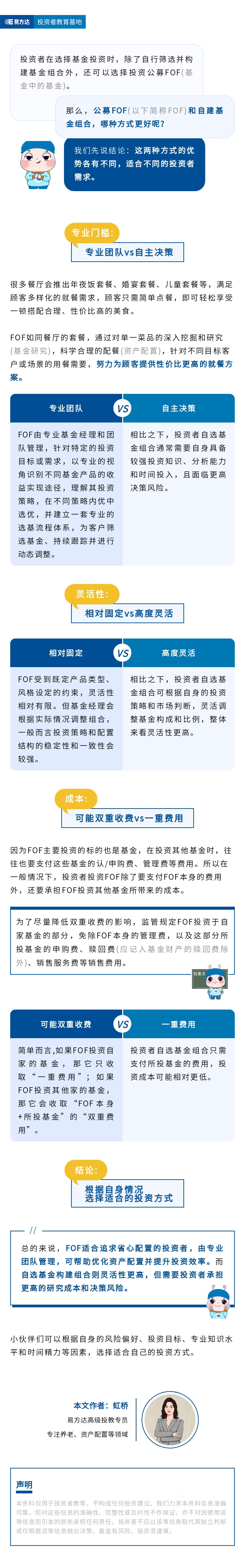 公募FOF和自建基金组合，哪个更好？