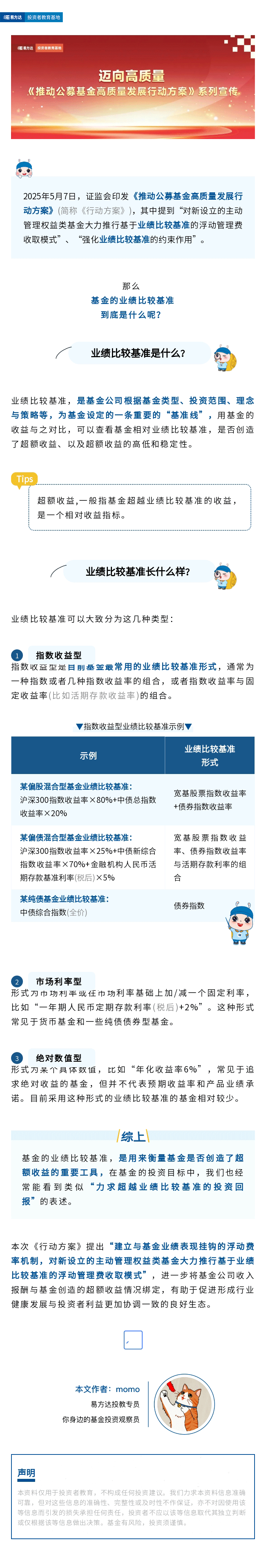 基金的业绩比较基准是什么？
