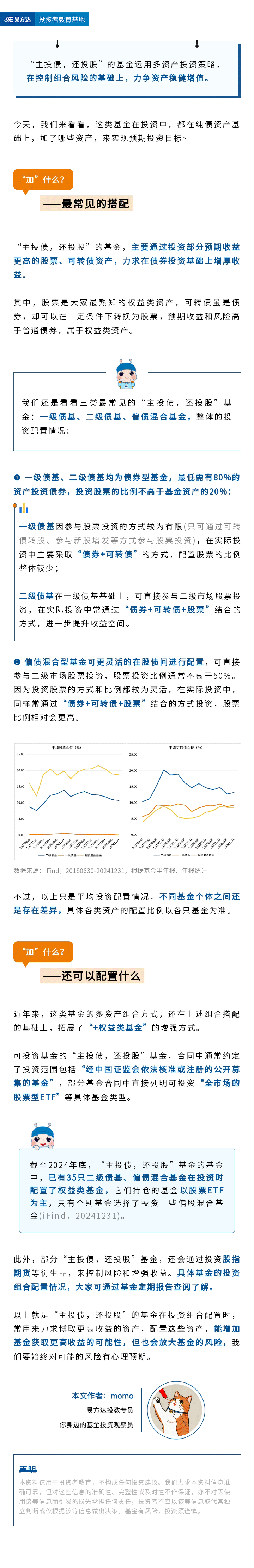 “主投债还投股”的基金--债+股？到底加了哪些资产？