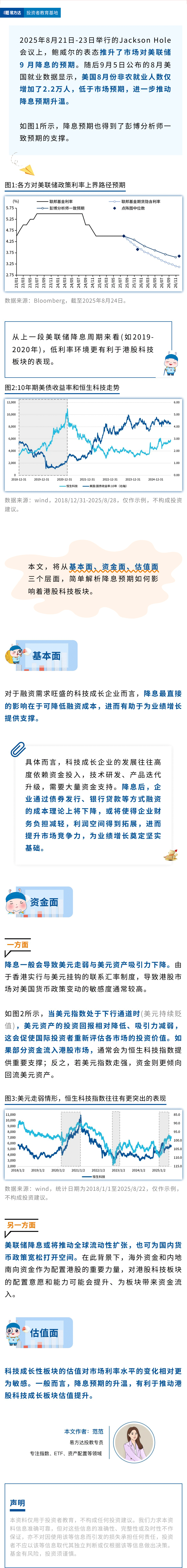 美联储降息预期升温，为何利于港股科技板块？