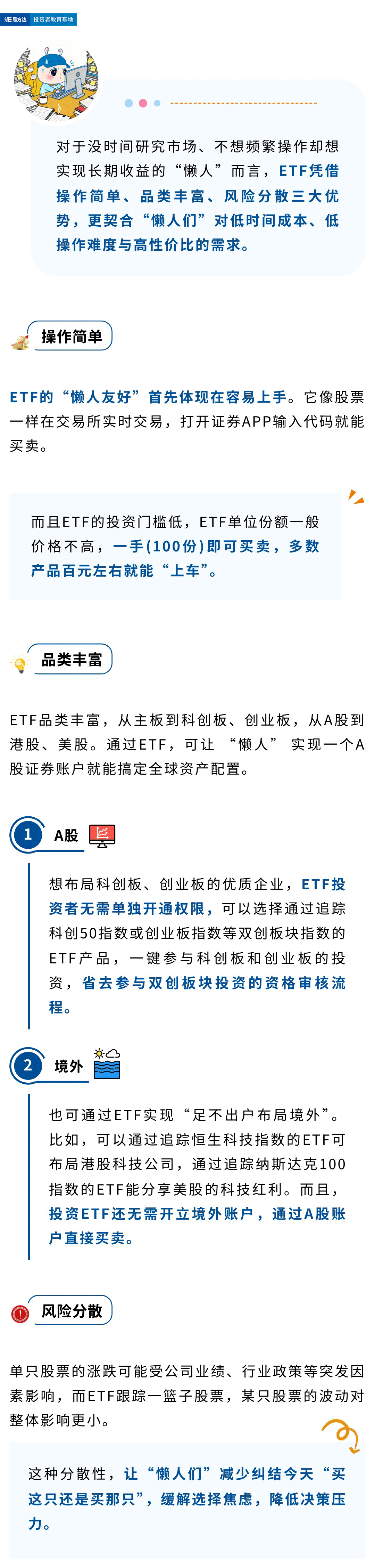 ETF新手村——什么说ETF是“懒人投资”的优选
